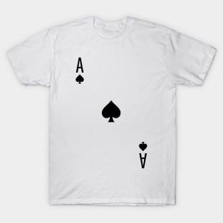 Ace of Spades - Playing Card Design T-Shirt